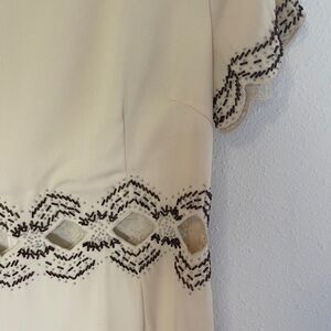 Moon Cutout Beaded Dress - Topshop